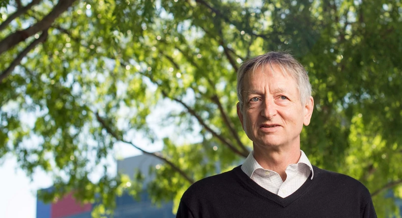 Computer scientist and former Google Brain VP Geoffrey Hinton.Noah Berger/Associated Press